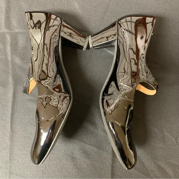 Ziera Refined Comfort Black Patent Heel Shoes Trixie 41FF approx.US 10.5 - Picture 2 of 10